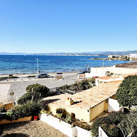 Pleine Vue Mer, A 10 M De Sable, Au Brusc, Terrasse... Apartment Six-Fours-les-Plages